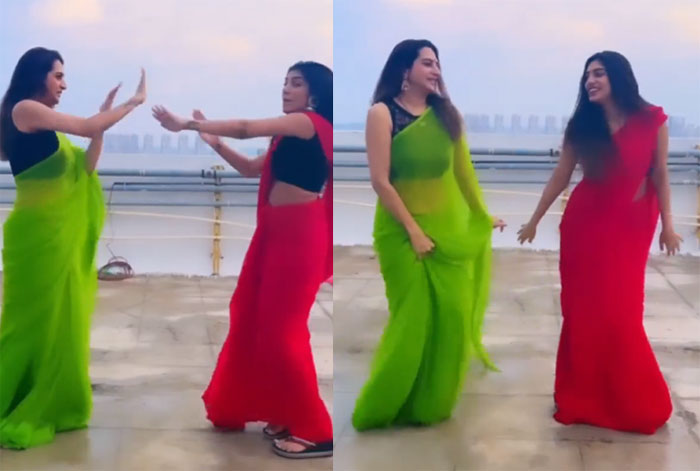 tollywood actress surekha vani dance with her daughter
