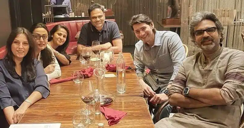 Vamsi Paidipally with Namrata shirodkar And mahesh babu In Mumbai