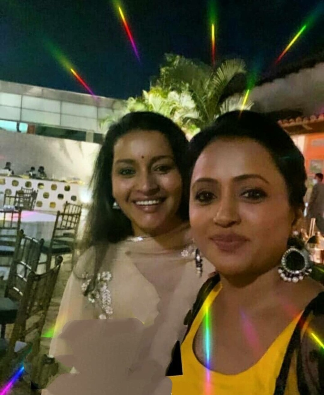 Renu desai and Suma in Sunitha Pre wedding Celenrations