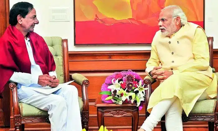 cm kcr letter to pm modi over central vista project