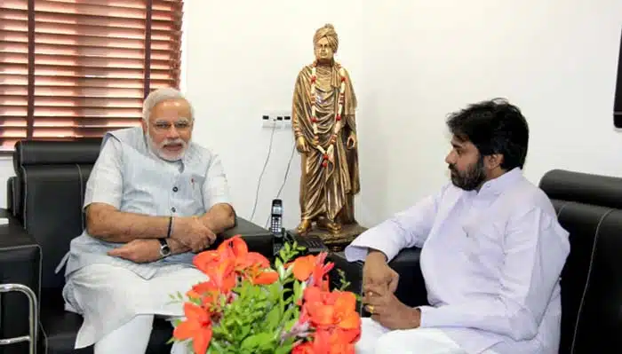 janasena chief pawan kalyan about pm modi