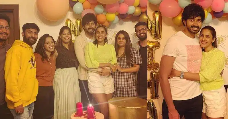 Niharika Birthday Pics with Chaitanya JV Viral