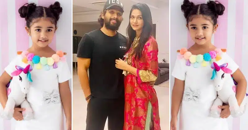 Allu Sneha Reddy shares arha pic