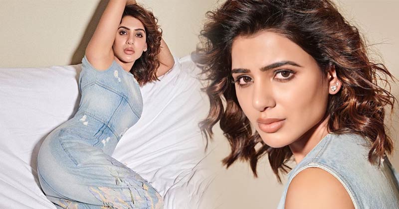 Samantha Akkineni :  ఈ ఫోజేంటి చంపేస్తున్నావ్ సమంతా.. వైర‌ల్ ఫిక్స్‌..!