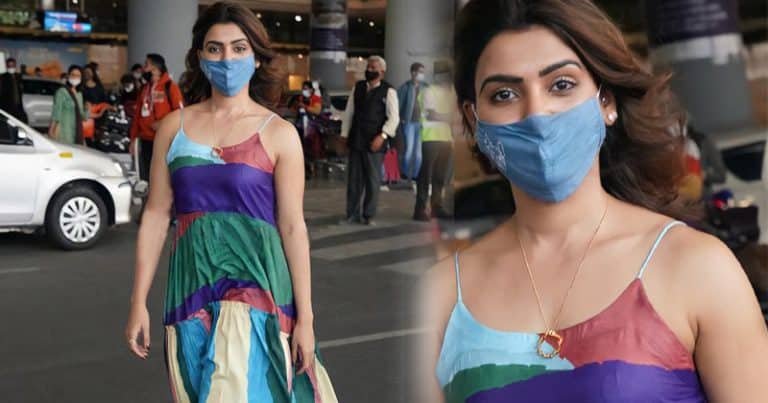 Samantha : సమంత ని చూసి ఏయిర్ పోర్ట్ మొత్తం ఫ్రీజ్.. వైర‌ల్ పిక్స్‌