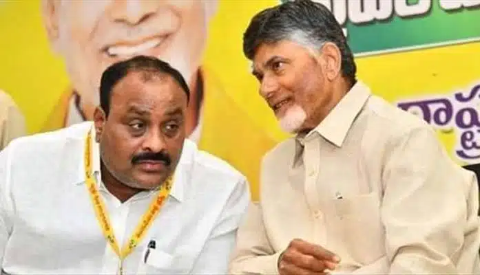 why chandrababu blindly believing atchannaidu
