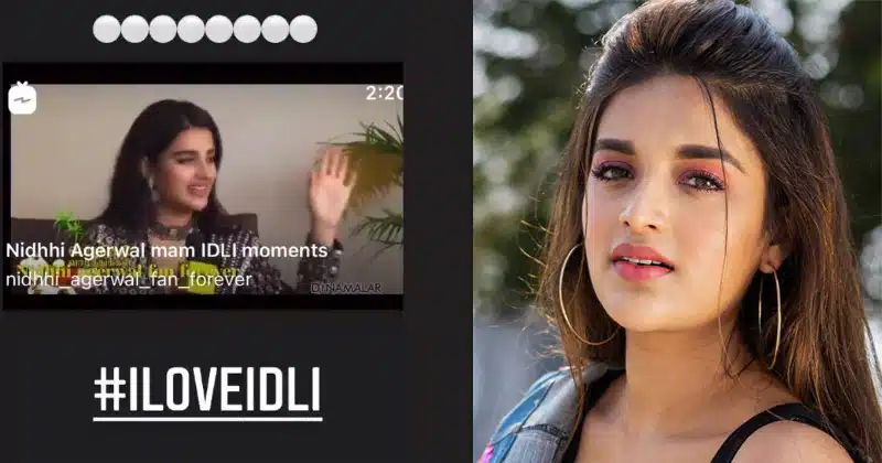 Nidhhi Agerwal about her favourite food
