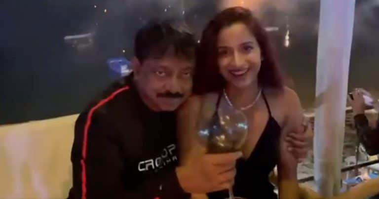 ఒడిలో హీరోయిన్ చేతిలో మందు.. గోవాలో న్యూ ఇయర్ సెలెబ్రేషన్స్‌లో ఆర్జీవీ రచ్చ