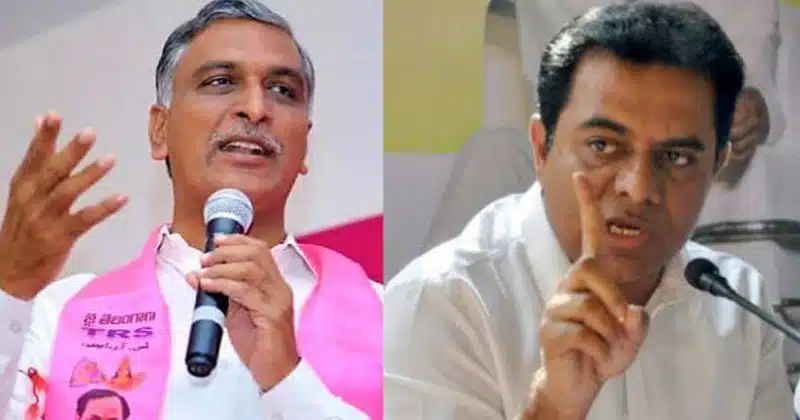 if that happen Harish rao against to kcr and ktr