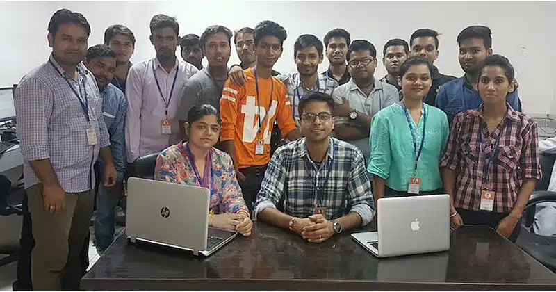 A 21-year-old boy has made a name for himself in the field of giants