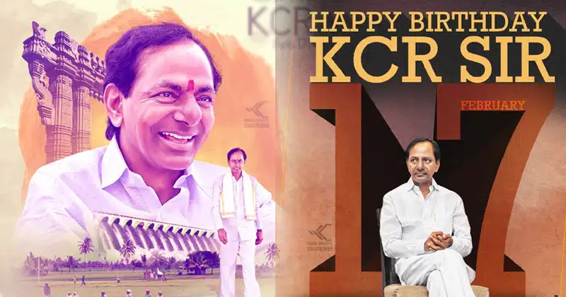 Happy birthday telangana cm kcr