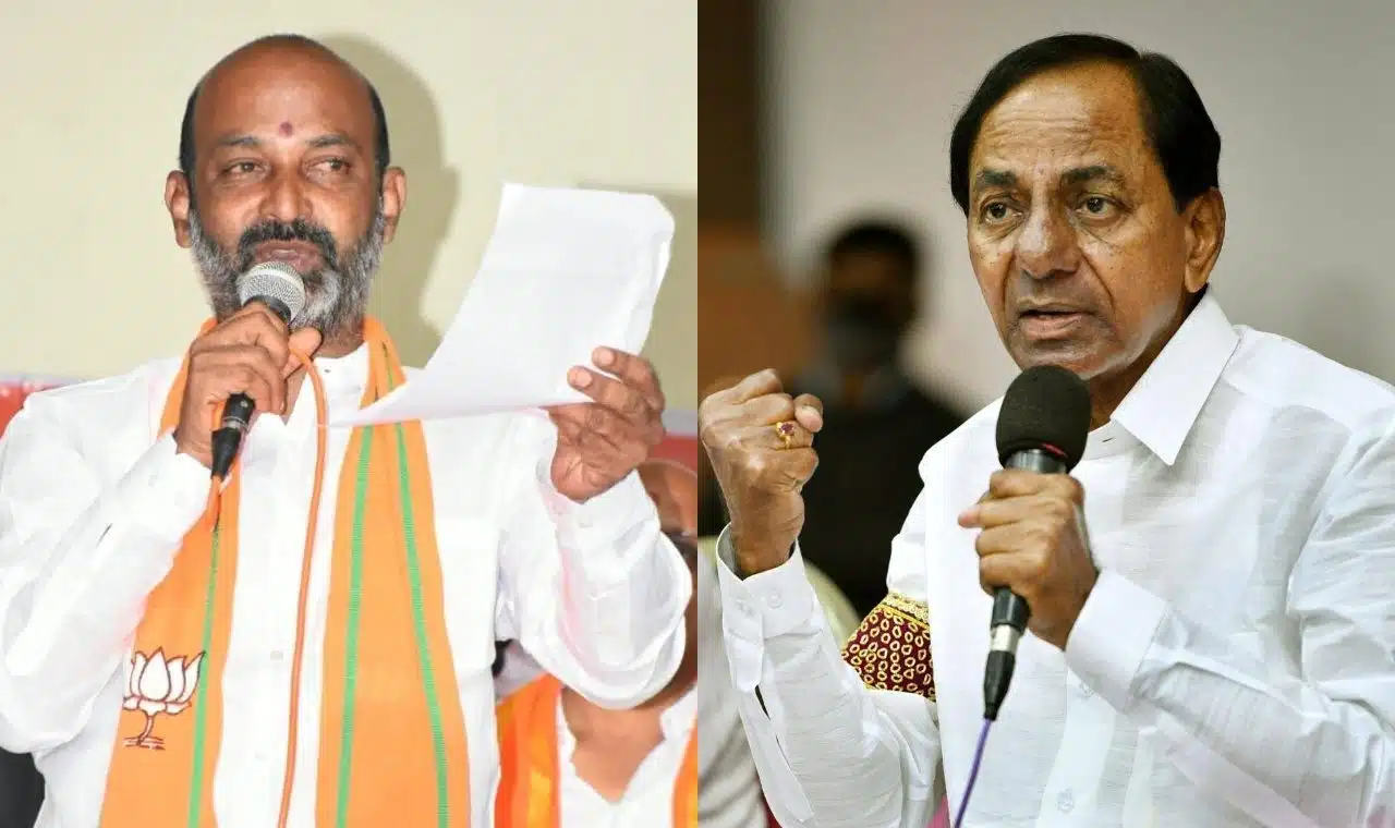 bandi sanjay vs kcr