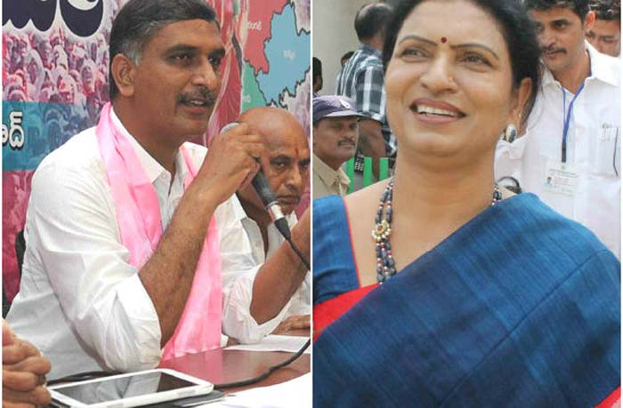 Bjp leader dk aruna fires on minister harish rao