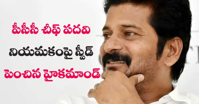 rahul gandhi on pcc chief post to revanth reddy