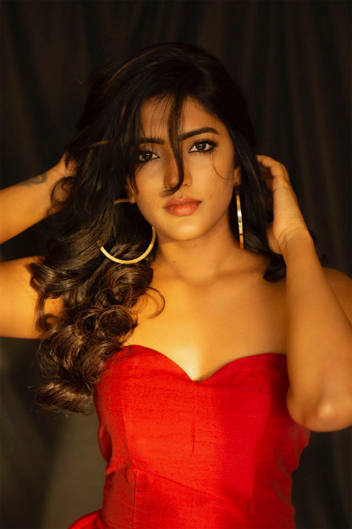 esha rebba latest red dress photos