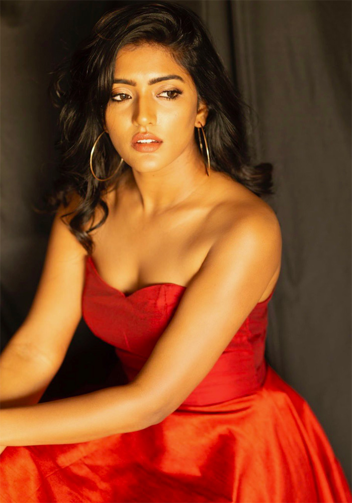 esha rebba latest red dress photos