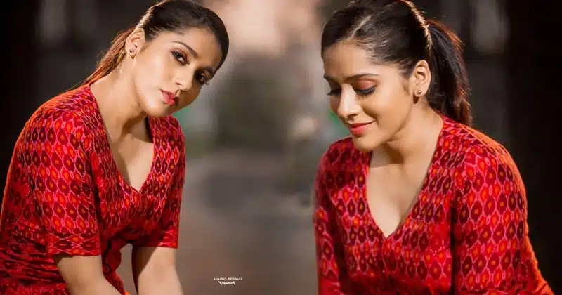 Rashmi Gautam Latest Red Dress pics viral