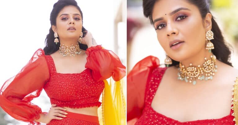 Srimukhi : శ్రీముఖి రెడ్ డ్రెస్‌లో రెచ్చగొడుతోంది..