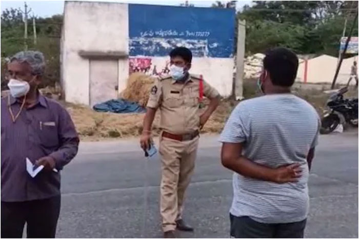 police imposes fine on his own son in chittoor