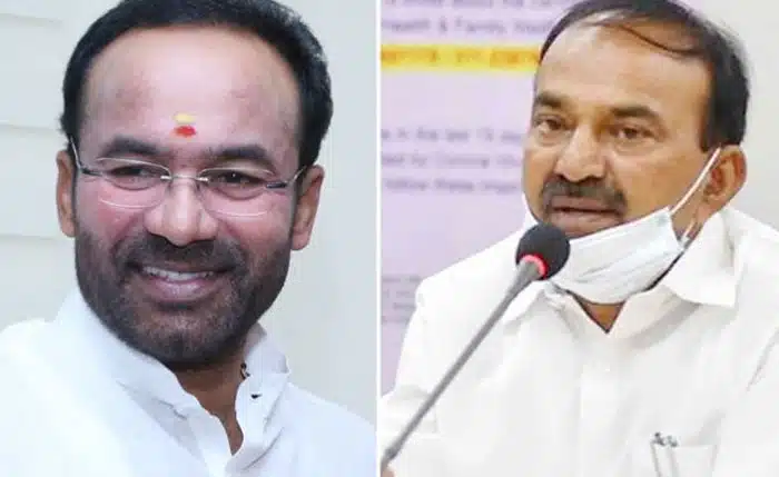 etela rajender meets bjp kishan reddy