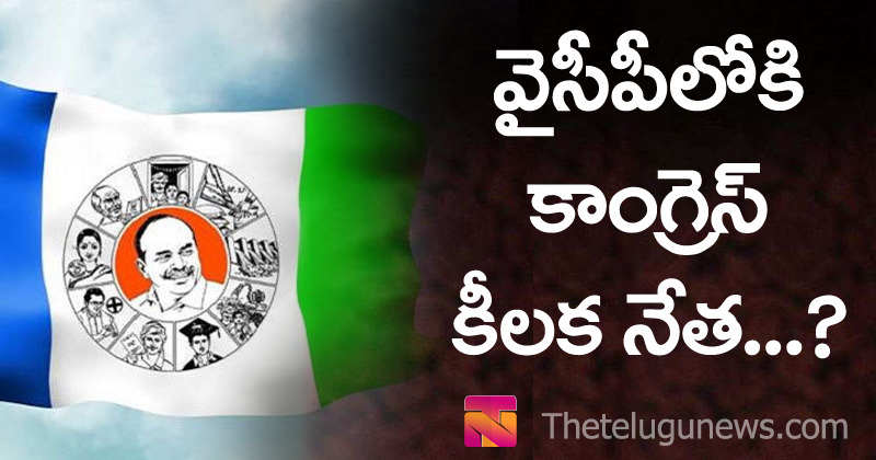 YSRCP : వైసీపీలోకి కాంగ్రెస్ కీల‌క నేత‌…?