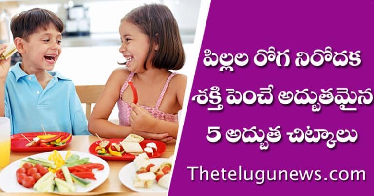 పిల్లల రోగ నిరోదక శక్తి పెంచే అద్బుతమైన 5 చిట్కాలు