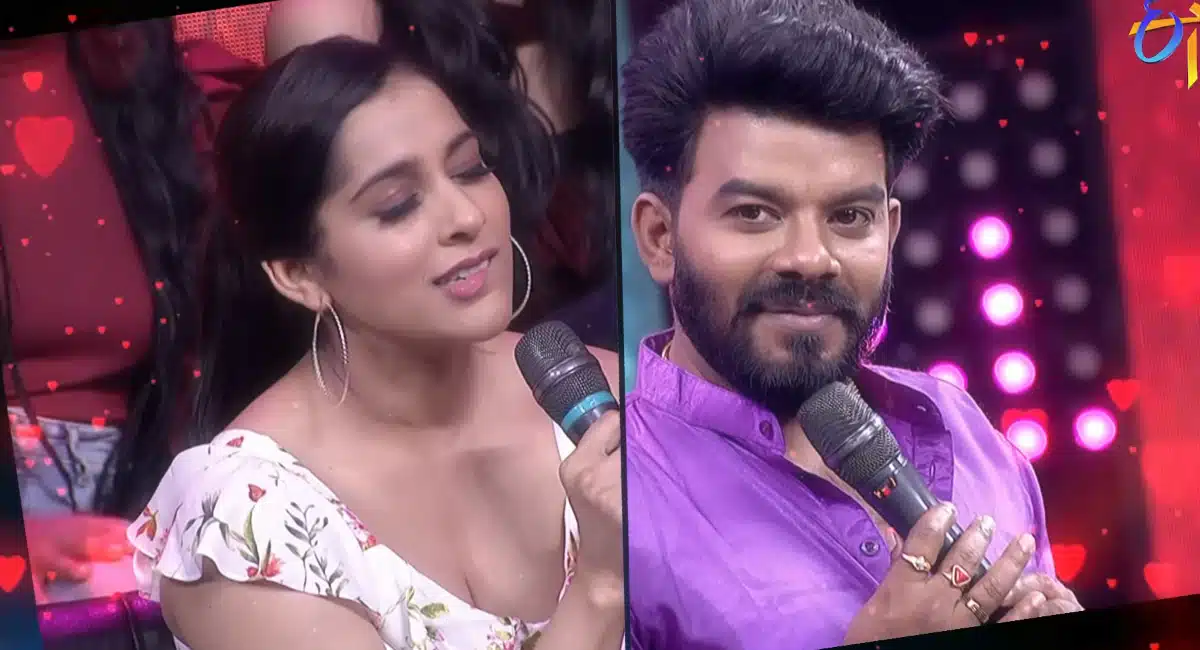 rashmi-gowtham sudheer romantic performance