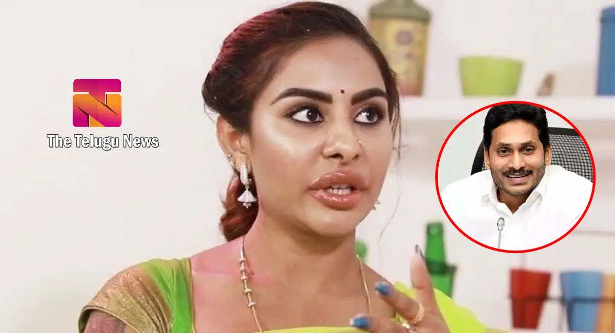 sri reddy requests ap cm ys jagan