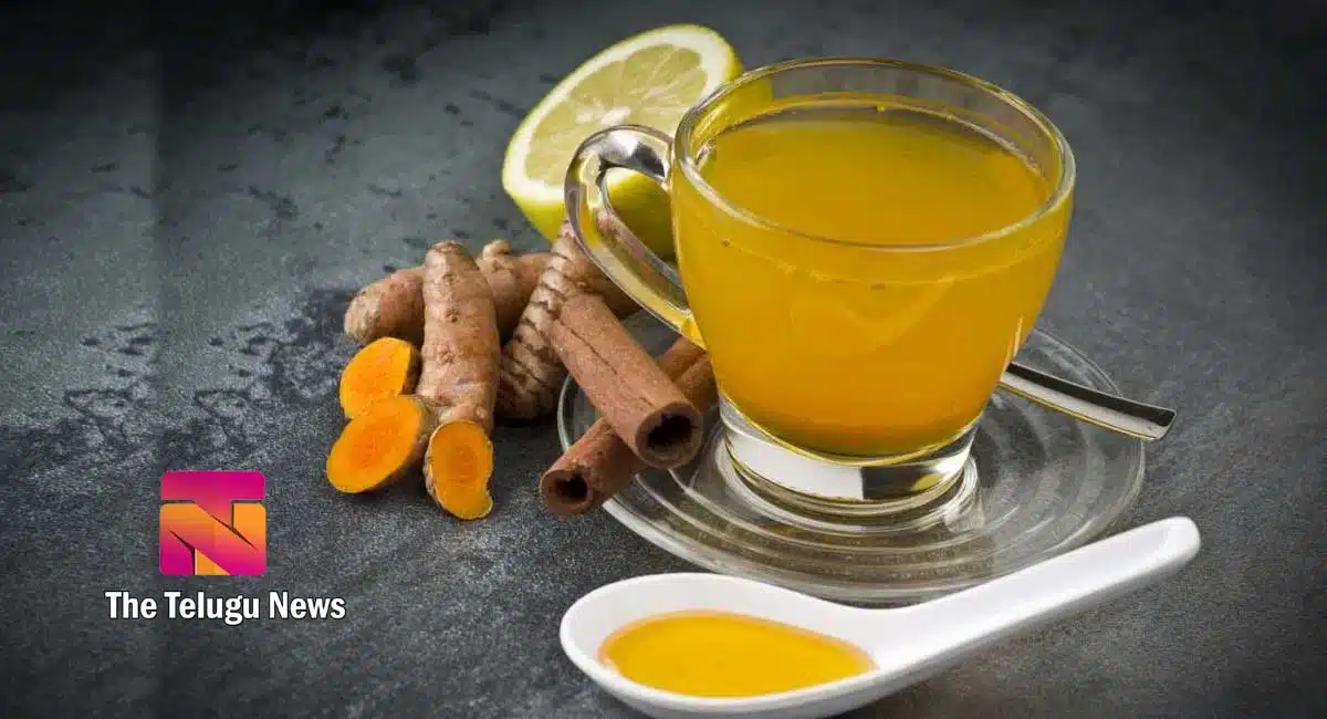 turmeric green tea health benefits telugu