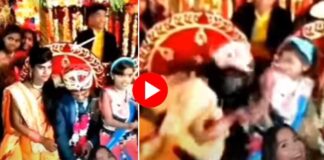 bride sister gives kiss to bride groom viral video