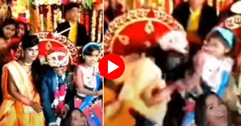 bride sister gives kiss to bride groom viral video
