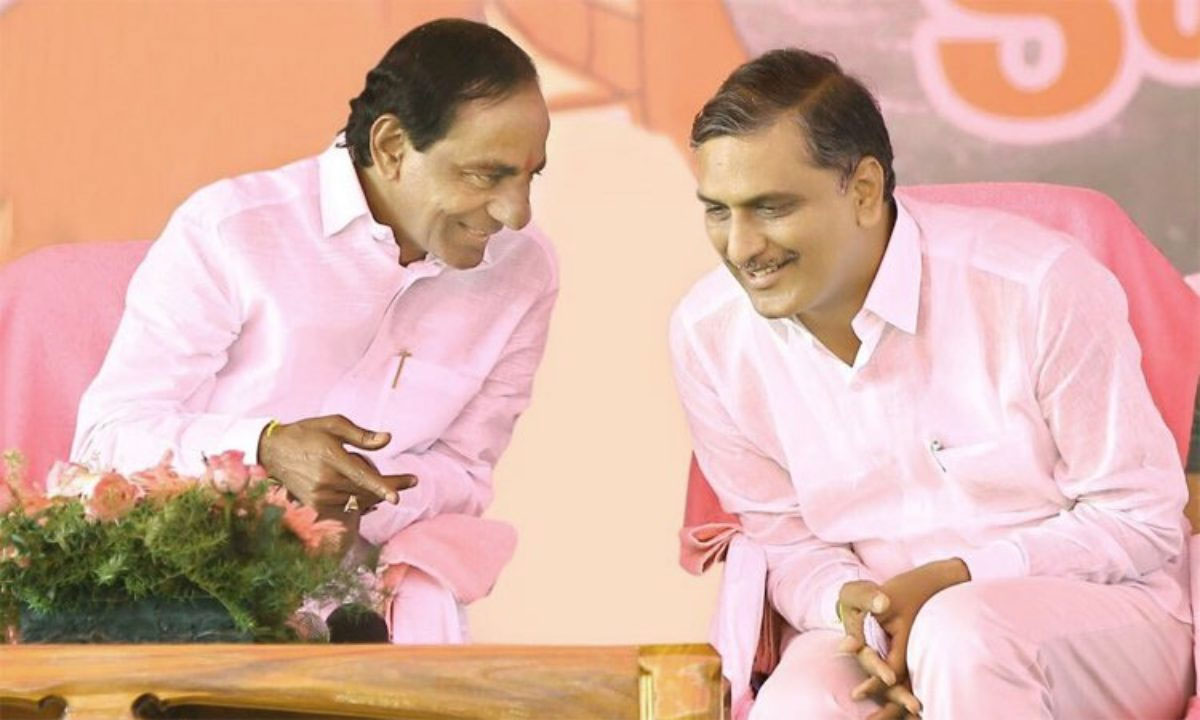 harish rao vs kcr telangana trs news