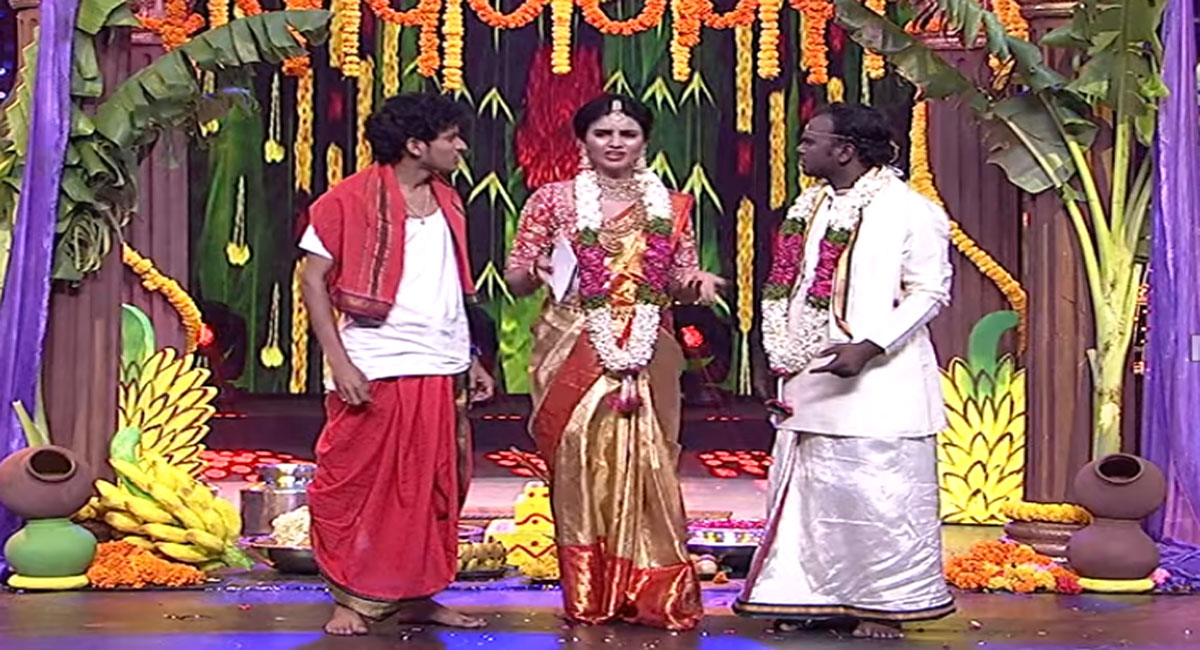 jabardasth immanuel and varsha marriage in sridevi drama company