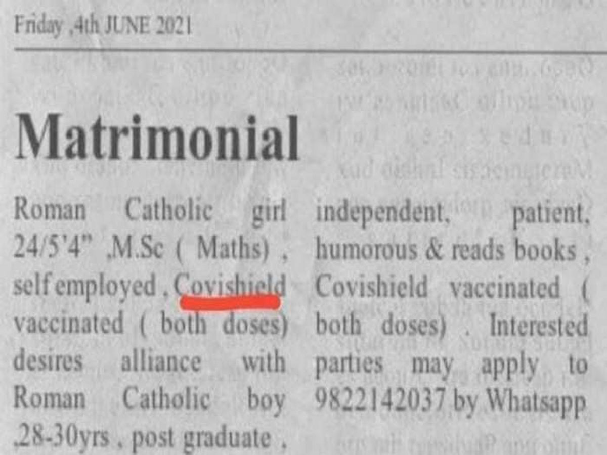 matrimonial ad for wedding goes viral