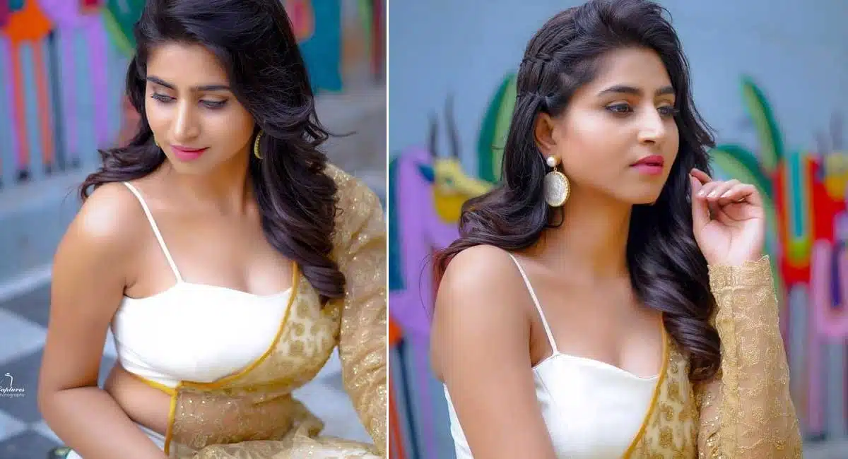 varshini sounderajan Latest White Dress Pics