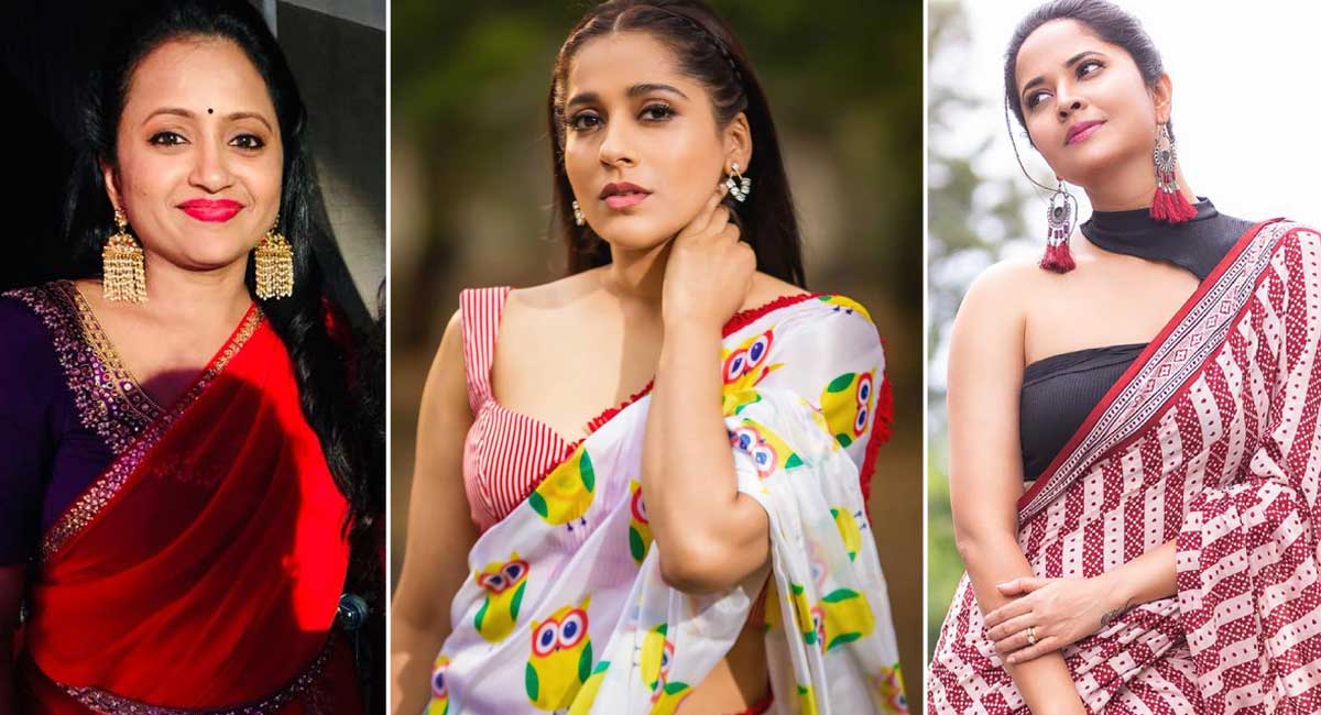 rashmi gautam : యాంక‌ర్‌ సుమ, అనసూయలని డామినేట్ చేస్తున్న రష్మీ గౌతం..