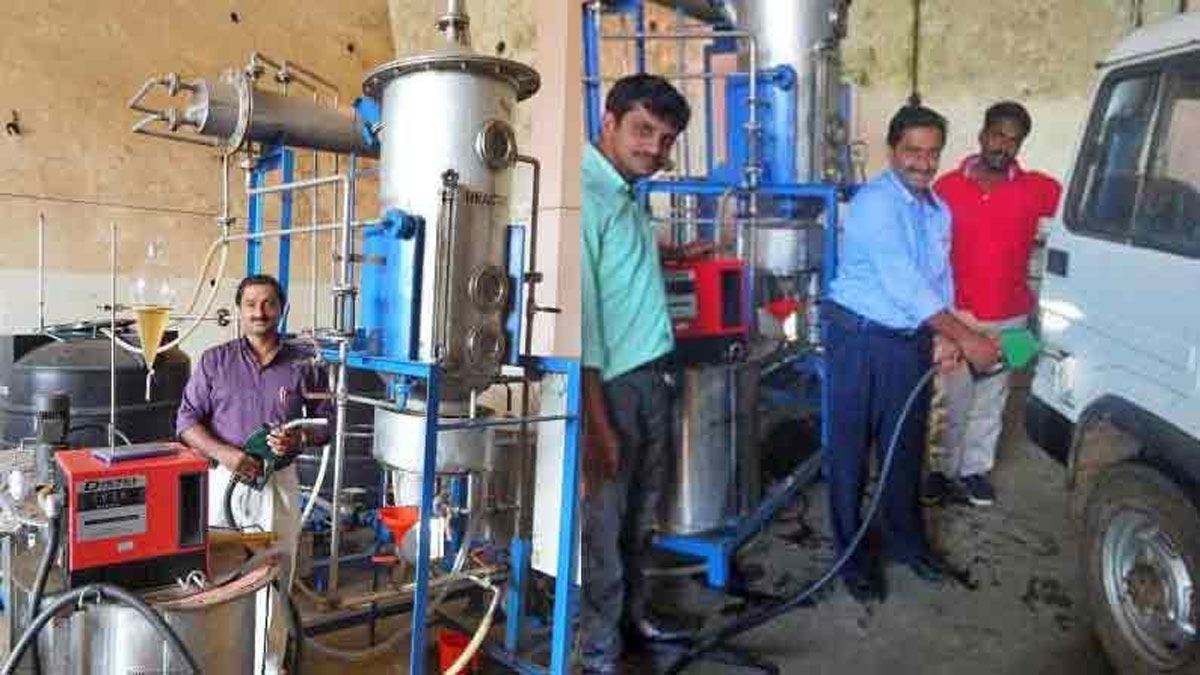 kerala veterinary doctor invents biodiesel from slaughtered chicken waste