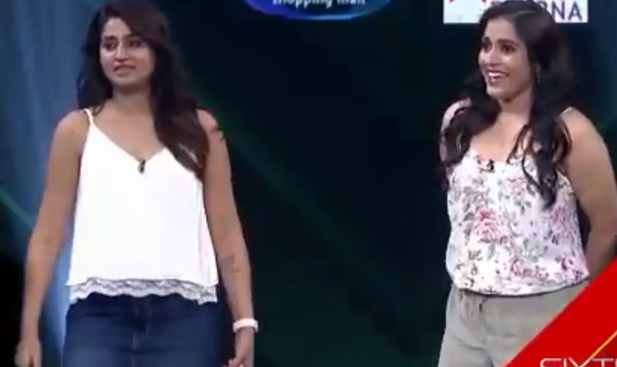 anchor rashmi and anchor varshini in sixth sense 4