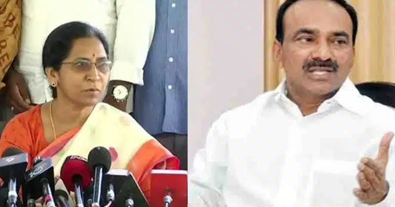 Huzurabad bypoll Etela rajendar And Jamuna