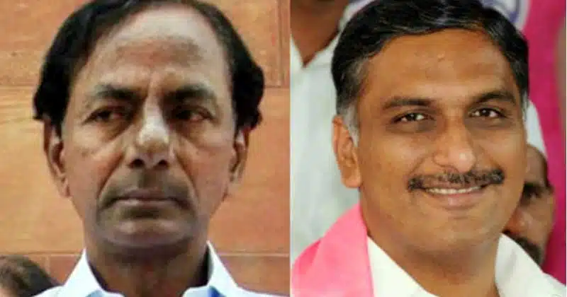 CM KCR Check to Hrish rao