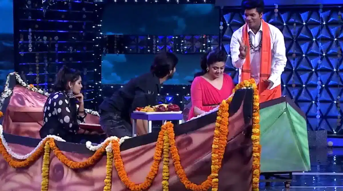 Janakai Kalaganaledhu Fame Priyana And Amardeep In Comedy Stars