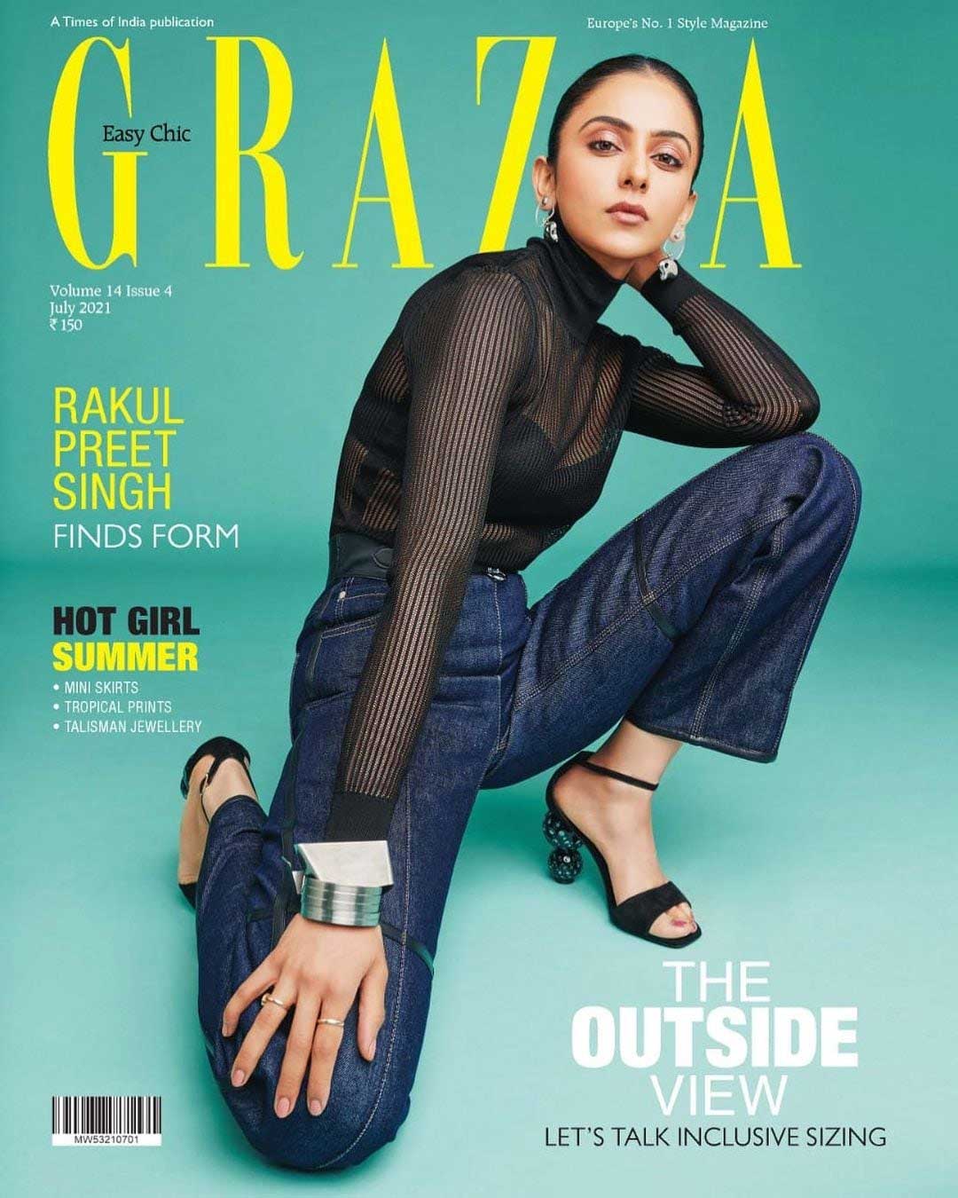 rakul preet singh Latest grazia magazine pics