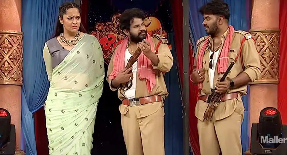Hyper Aadi And Sudheer Fun With anasuya