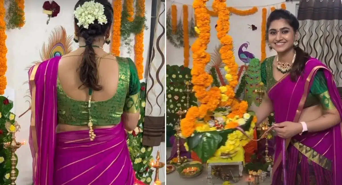Anchor Varshini Krishnashtami Celebrations