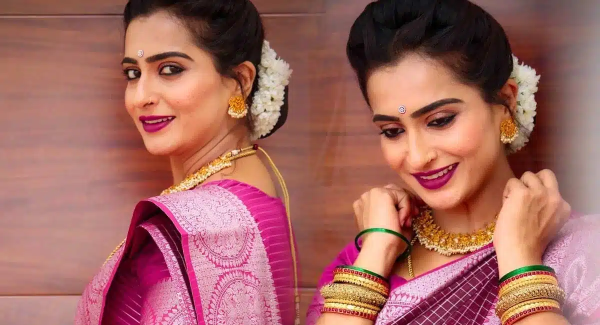 karthika deepam archana ananth Latest Saree saree pics