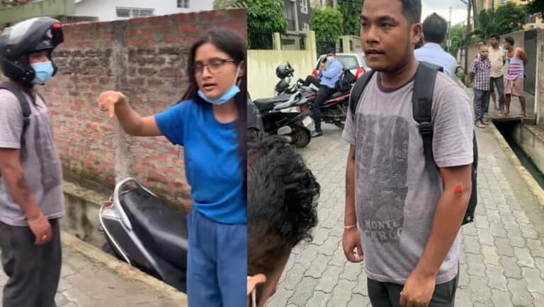 Viral Video : యువతిని అడ్రస్ అడుగుతూ అక్కడ నొక్కాడు.. ఆకతాయికి సరైన బుద్ధి చెప్పిన యువతి.. వీడియో