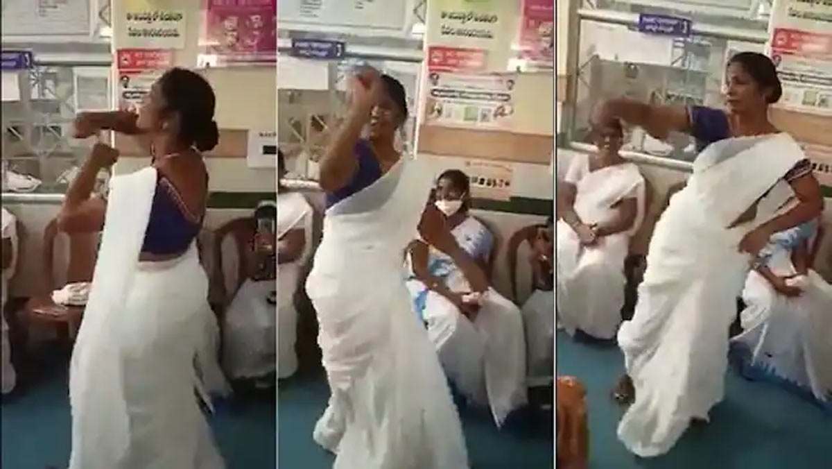 nurse dances for bullet bandi song goes viral