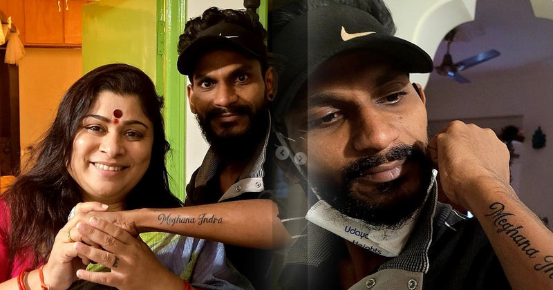 indraaniel Wife Meghna Raami Assistant Tattoo