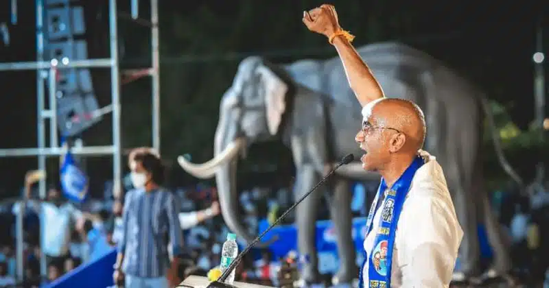 rs praveen kumar joins bsp
