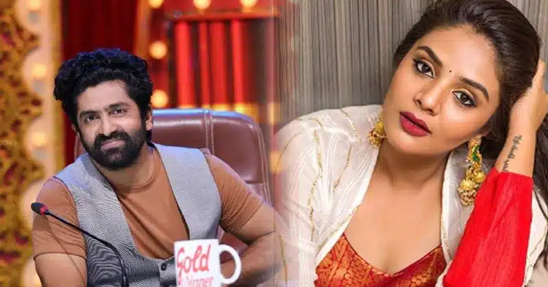 sekhar master and sreemukhi insta reel video